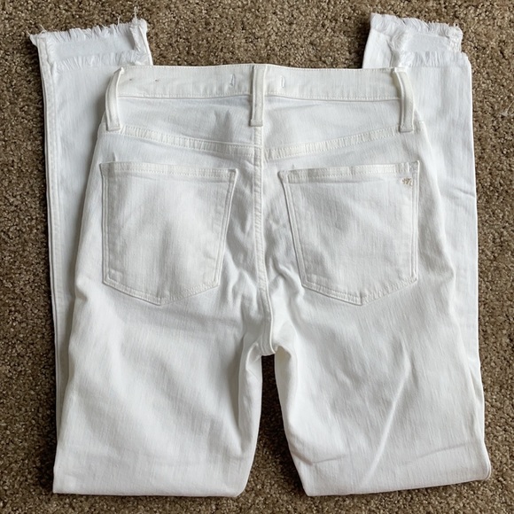 Madewell 10” High-Rise Skinny Jeans, White,  24 - Picture 4 of 7